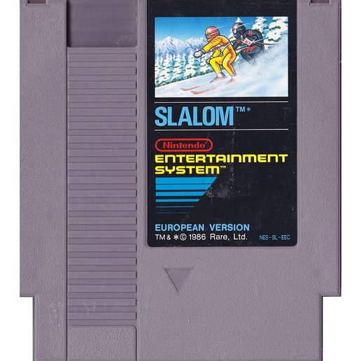 Slalom Nintendo NES (Begagnad, Endast kassett)