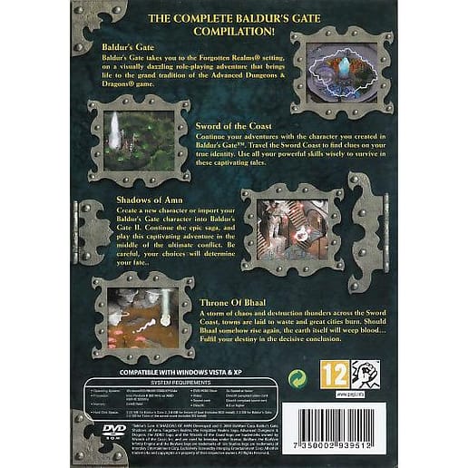 Baldurs Gate Comp 1&2+Exp. PC