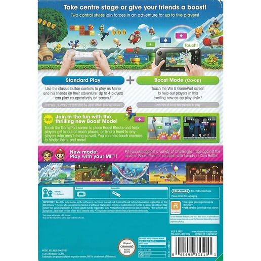 New Super Mario Bros U Nintendo Wii U (Begagnad)