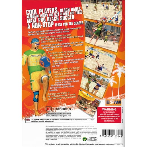 Pro Beach Soccer Playstation 2 PS2 (Begagnad)