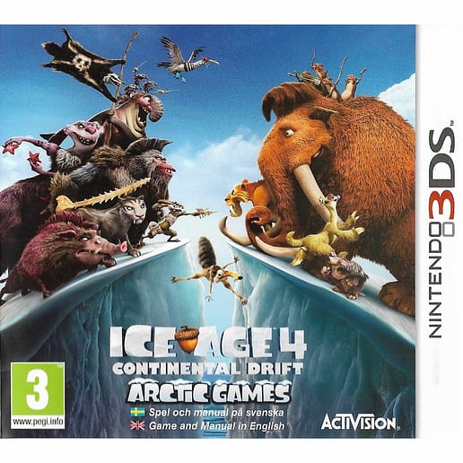 Ice Age 4 Continental Drift Nintendo 3DS (Begagnad)