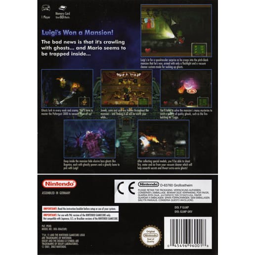 Luigis Mansion Nintendo Gamecube (Begagnad)