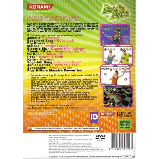 Dancing Stage Fusion Playstation 2 PS 2 (Begagnad)