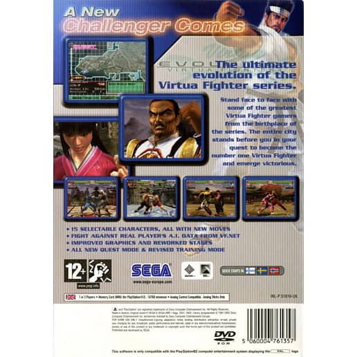 Virtua Fighter 4 Evolution Playstation 2 PS 2 (Begagnad)