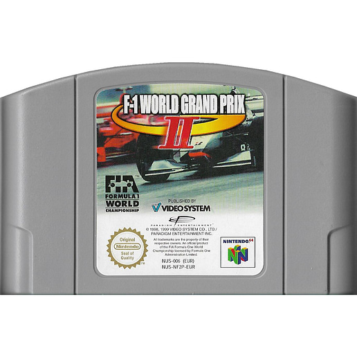 F-1 World Grand Prix II Nintendo 64 (Begagnad, Endast kassett)