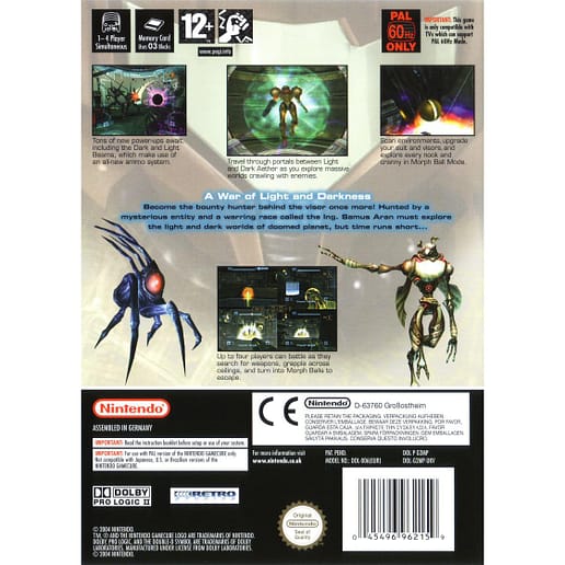 Metroid Prime 2 Echoes Nintendo Gamecube (Begagnad)