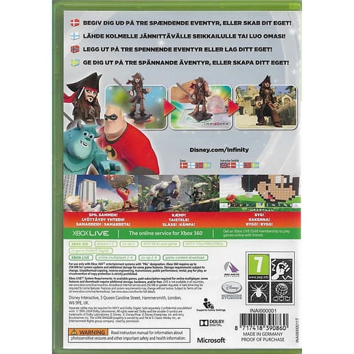 Disney Infinity 1.0 Starter Pack Xbox 360