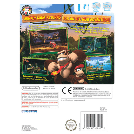 Donkey Kong Country Returns Nintendo Wii (Begagnad)
