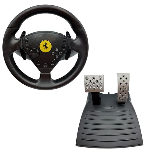 Thrustmaster 360 Modena Ferrari Ratt, Pedaler Playstation