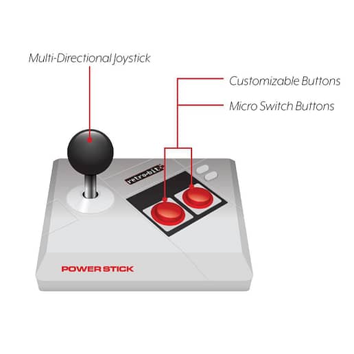 Retro-Bit Power Stick NES