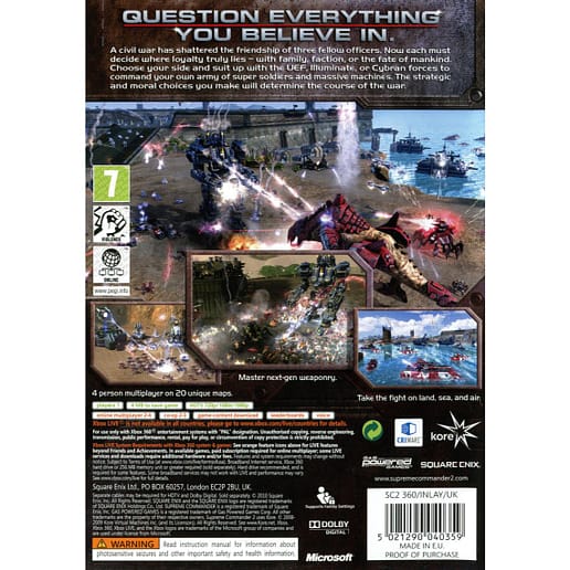 Supreme Commander 2 Xbox 360 X360 (Begagnad)