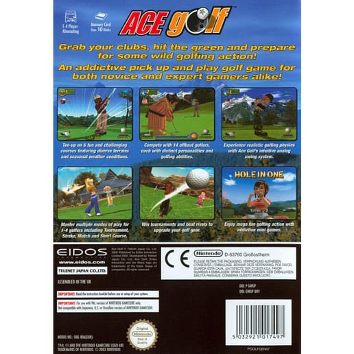 Ace Golf Nintendo Gamecube (Begagnad)