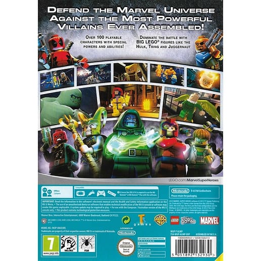 Lego Marvel Super Heroes Nintendo Wii U (Begagnad)