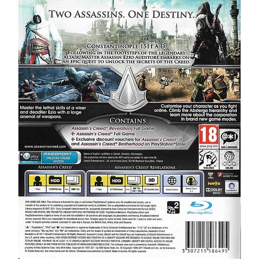 Assassins Creed Revelations Playstation 3 PS 3 (Begagnad)