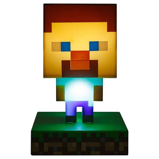 Minecraft Steve Icons Light Lampa 10 cm
