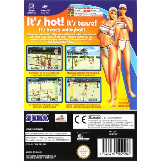 Beach Spikers Virtua Beach Volleyball Nintendo Gamecube (Begagnad)