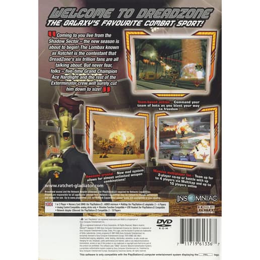Ratchet Gladiator Playstation 2 PS 2 (Begagnad)