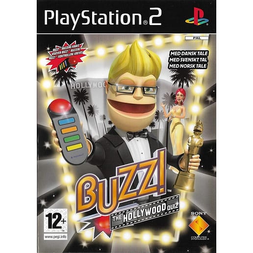 Buzz The Hollywood Quiz Playstation 2 PS 2 (Begagnad)