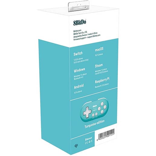 8BitDo Zero 2 Turquoise Edition