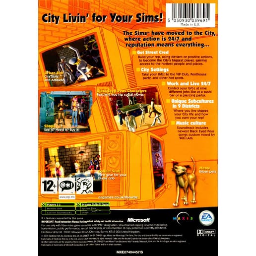 The Urbz Sims in the City Xbox (Begagnad)