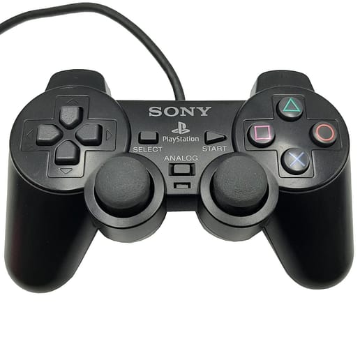 Handkontroll Original Svart Playstation 2
