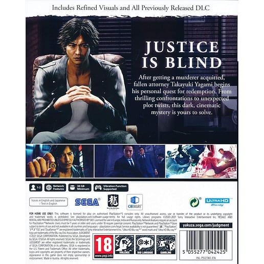 Judgment PS5
