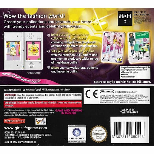 Girls Life Fashion Addict Nintendo DS (Begagnad)