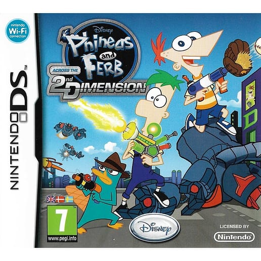 Phineas and Ferb Across the 2nd Dimension Nintendo DS (Begagnad)