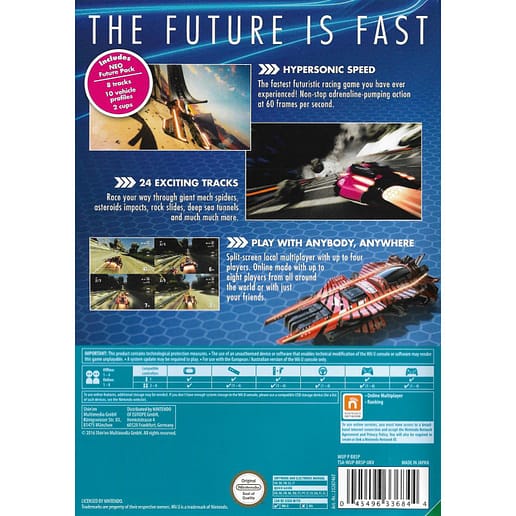 Fast Racing Neo Nintendo Wii U (Begagnad)
