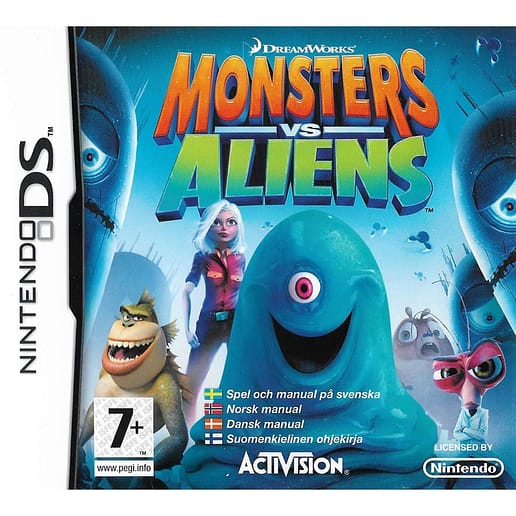 Monsters vs Aliens Nintendo DS (Begagnad)