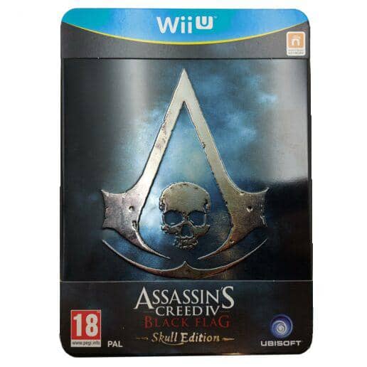 Assassins Creed IV Black Flag Skull Edition Nintendo Wii U (Begagnad)