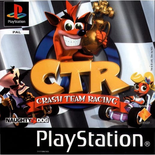 CTR Crash Team Racing Playstation 1 PS1 (Begagnad)