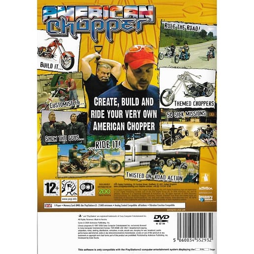 American Chopper Playstation 2 PS 2 (Begagnad)