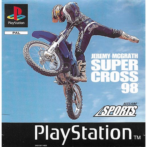 Jeremy McGrath Supercross 98 Playstation 1 PS1 (Begagnad)