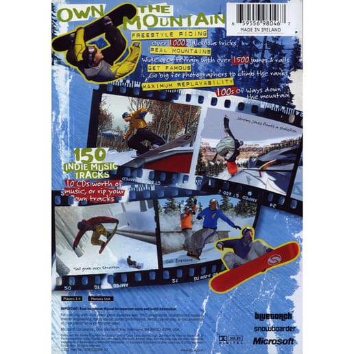 Amped Freestyle Snowboarding Xbox (Begagnad)