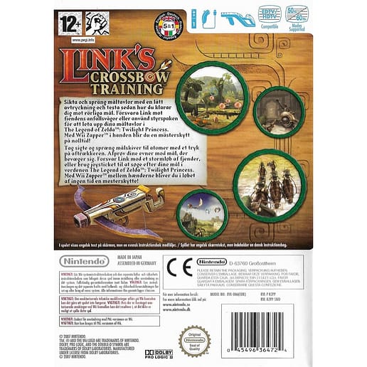 Links Crossbow Training + Zapper Nintendo Wii