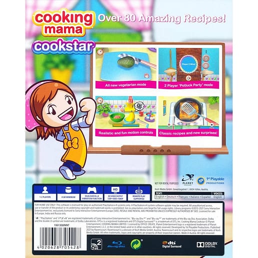 Cooking Mama Cookstar PS4