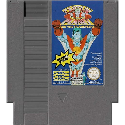 Captain Planet and the Planeteers Nintendo NES (Begagnad, Endast kassett)