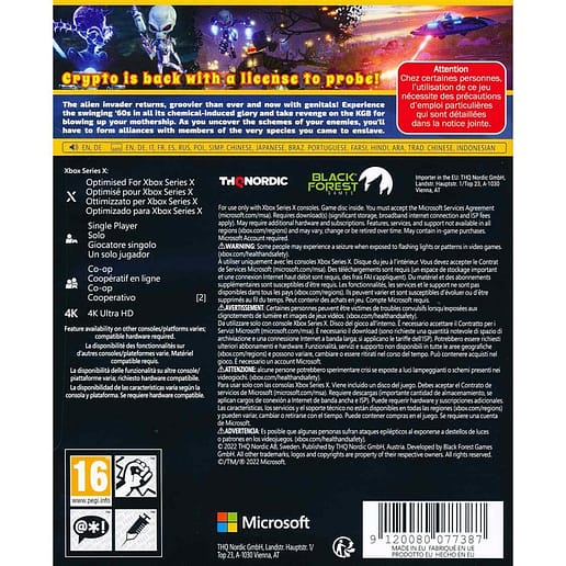 Destroy All Humans 2 Reprobed XSX