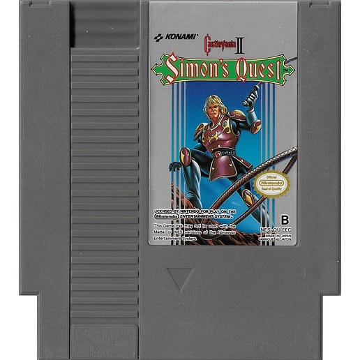 Castlevania II Simons Quest Nintendo NES (Begagnad, Endast kassett)