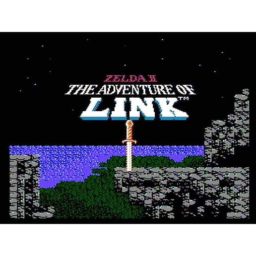 The Legend of Zelda II The Adventure of Link Nintendo NES (Begagnad, Endast kassett)
