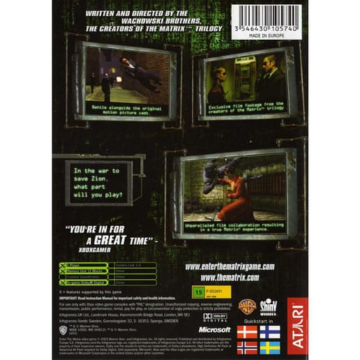 Enter the Matrix Xbox (Begagnad)