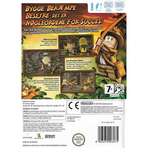 LEGO Indiana Jones The Original Adventures Nintendo Wii (Begagnad)