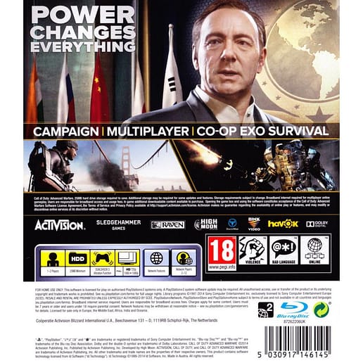 Call of Duty Advanced Warfare Playstation 3 PS 3 (Begagnad)