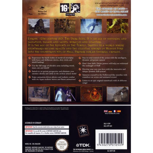 Knights of the Temple Nintendo Gamecube (Begagnad)
