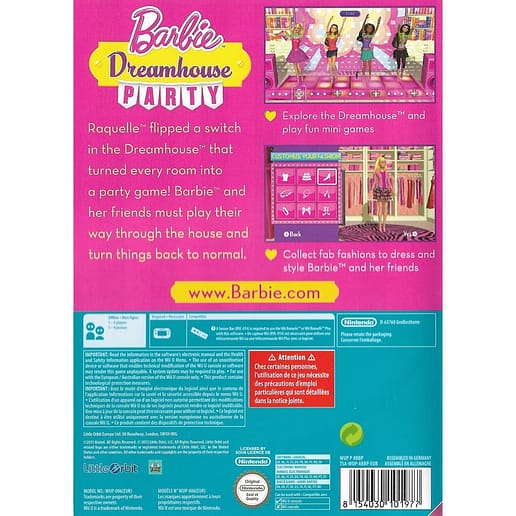 Barbie Dreamhouse Party Nintendo Wii U (Begagnad)