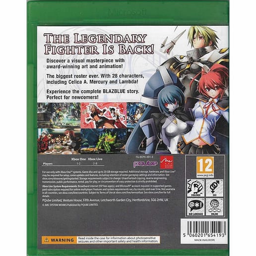 BlazBlue Chronophantasma Extend Xbox One (Begagnad)