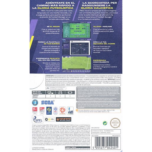 Football Manager 21 ITA/ESP CIAB NS