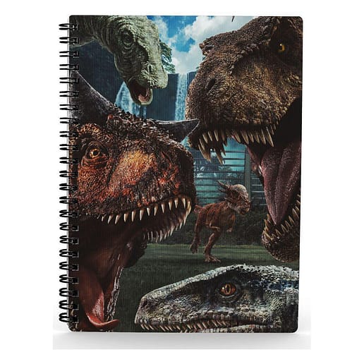 Jurassic Park 3D-Effect Selfie A5 Anteckningsbok