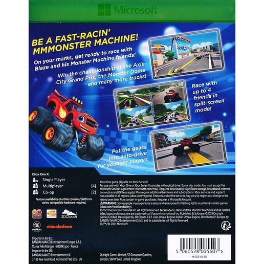 Blaze and the Monster Machines XBO